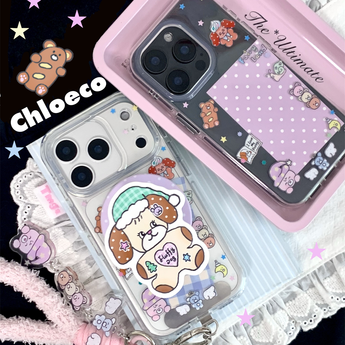 原创设计「甜梦睡衣岛」手机壳