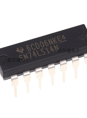 原装正品 SN74LS14N 直插DIP-14 六路施密特触发反向器 74LS14