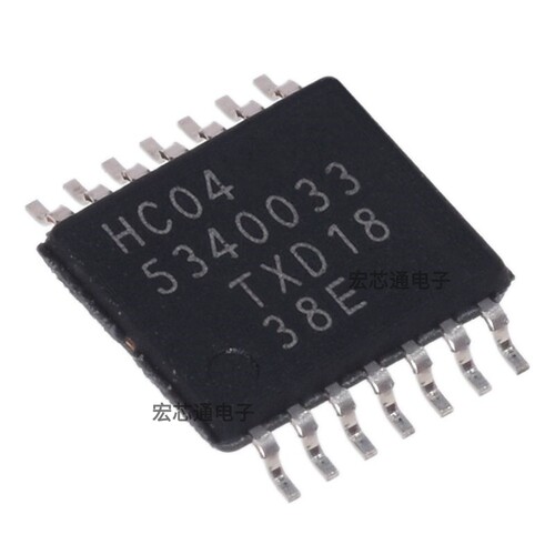 74HC04PW六路反相器逻辑芯片