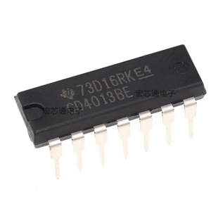 原装正品 CD4013BE 直插DIP-14 CMOS双路D类触发器 CD4013