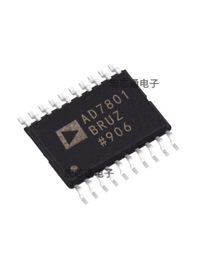原装正品 AD7801BRUZ-REEL7 贴片TSSOP-20 8位数模转换器DAC芯片