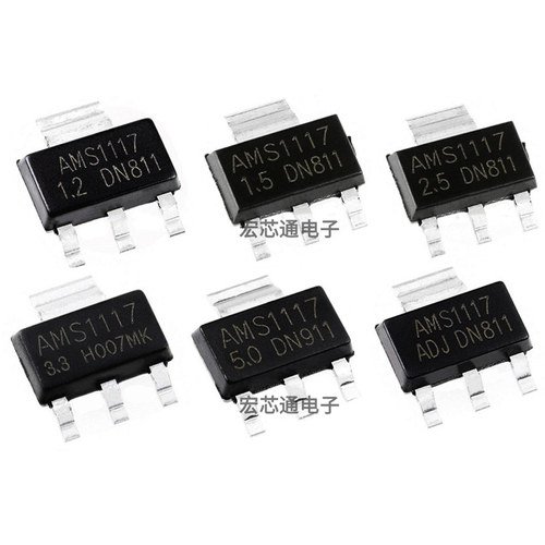 AMS1117-3.31.21.5稳压芯片