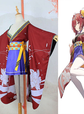 温泉漫漫一琳宝钟玛琳ololiv和服上衣裙子ecos印花，定制不退