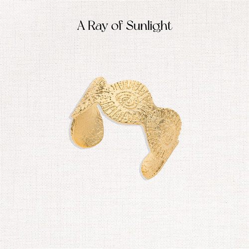 A Ray of Sunlight【赵露思同款】埃及系列炽光金币手镯太阳肌理