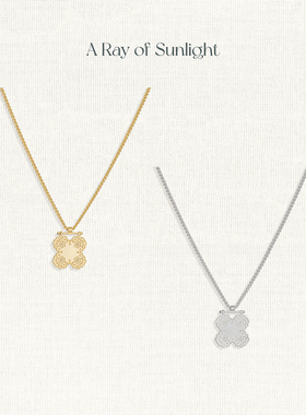 A Ray of Sunlight刺绣花边系列四角吊坠项链精致百搭时髦法式