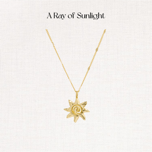 Sunlight25秋冬埃及系列太阳吊坠项链百搭叠戴原创小众 Ray
