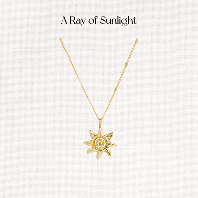 【孙千/邓为同款】ARayofSunlight埃及系列太阳吊坠项链叠戴度假