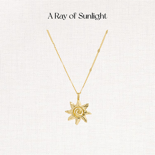 【孙千/邓为同款】ARayofSunlight埃及系列太阳吊坠项链叠戴度假