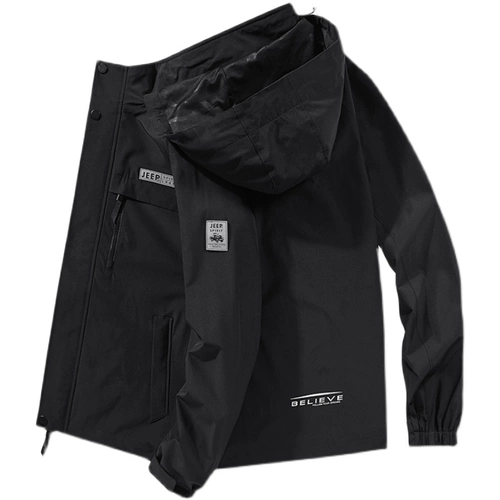 Jeep, джип, осенняя тонкая эластичная удерживающая тепло куртка для мальчиков для отдыха, оверсайз