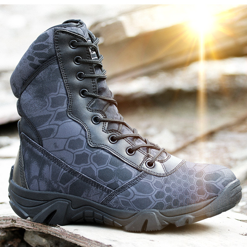 Boots militaires pour homme - porter - Ref 1397665 Image 1