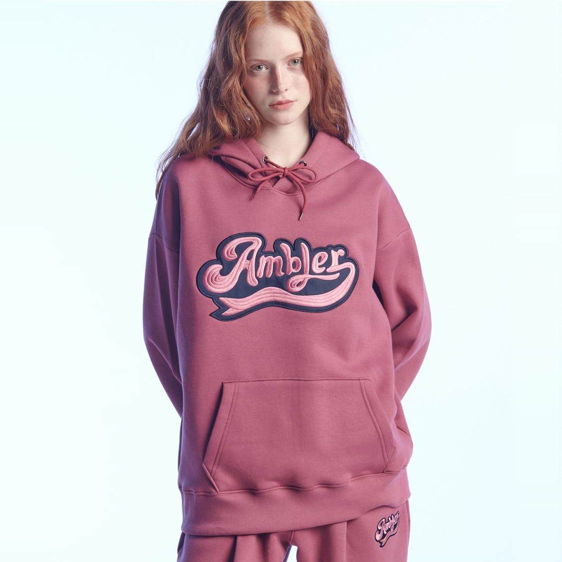 ambler加绒宽松连帽情侣纯棉卫衣