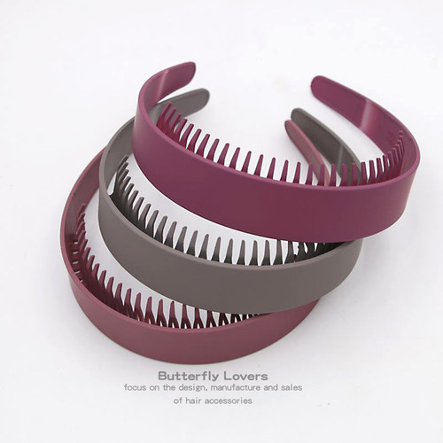 发箍女洗脸敷面膜头箍前额碎发哑光带齿防滑气质可拉直发卡头饰品