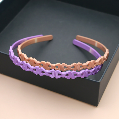 儿童发箍女孩学生窄边细边头箍洗脸外带蝴蝶结发卡时尚可爱头饰品