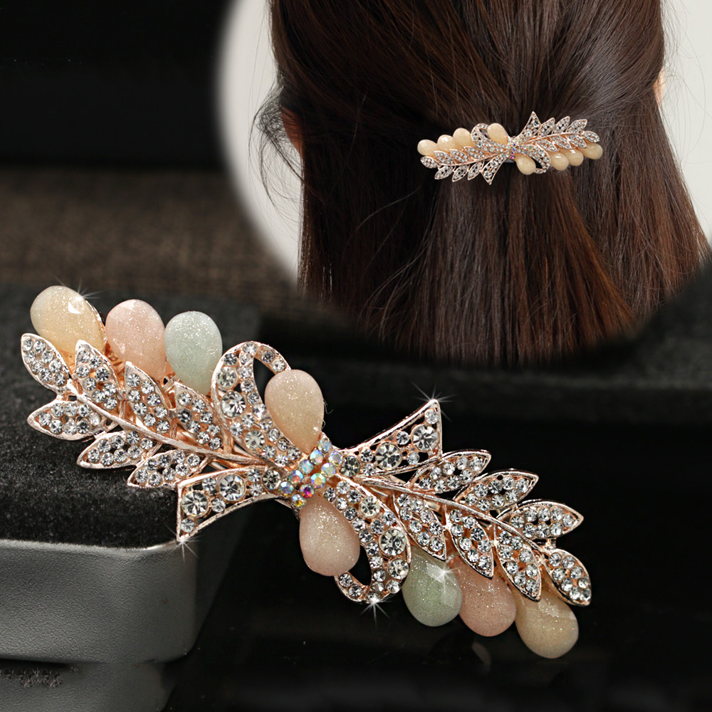 后脑勺发夹女马尾扣夹发饰边夹气质水钻夹子精致发卡新款卡子横夹,饰品/流行首饰/时尚饰品新,发饰,淘宝优惠券,粉丝福利购,淘宝优惠卷