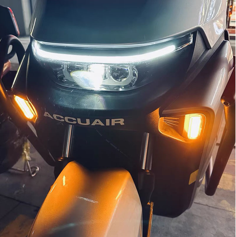 九号电动车Mmax90/E80c/100/N70/F90/M95/M85C车头装饰反光车贴纸