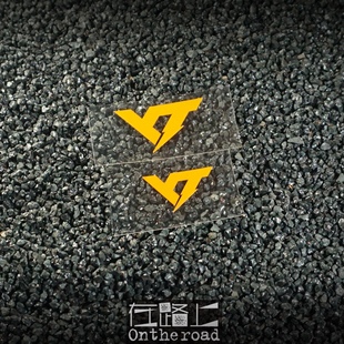 德国YT贴纸 JEFFSY车头贴纸 山地车车车架防水反光 车架涂装