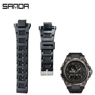 6008 6024 739初中高电子手表带配件 SANDA三达运动手表6092 原装
