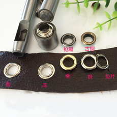 Люверсы 彩色气眼扣安装打孔手打冲子模具diy鸡眼扣安装工具空心铆钉