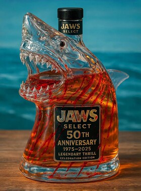 新品Jaws 50th Anniversary Limited Edition Whiskey Bottle