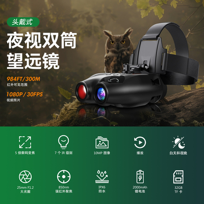 GTMEDIA热成像全天候夜视仪超分多重伪彩野户外智能高清自动红外