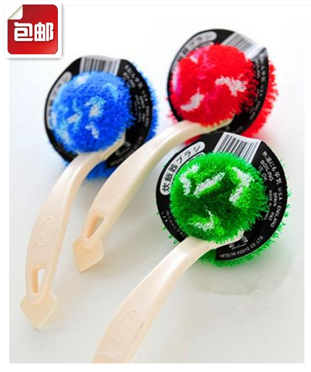 日本进口锅刷不粘油刷不伤锅锅具刷除油洗锅器厨房清洁用品