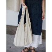 paleMoon 日系单肩布包春夏棉麻文艺森系复古随性手提布袋 独白