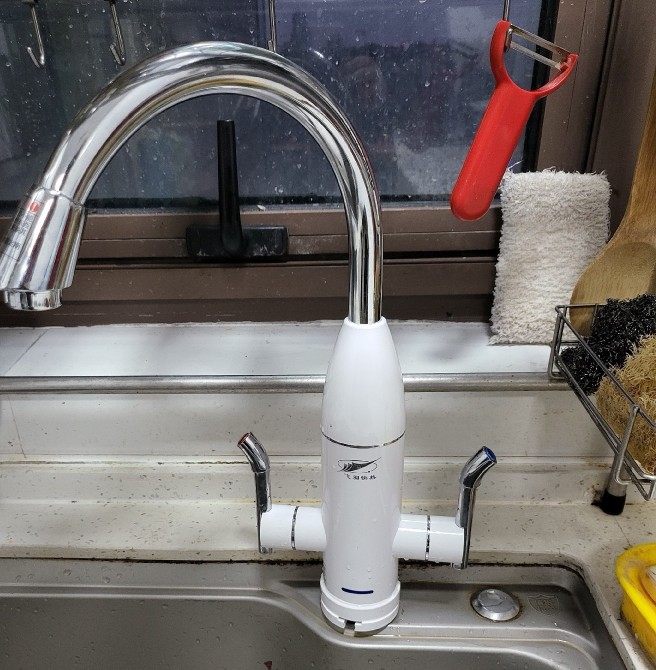 飞羽快热电热水龙头即热式家用下进水速热快速加热厨房热水器冷热