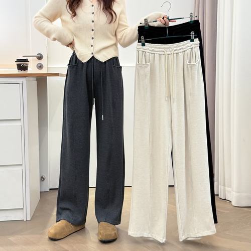 200斤大码女装胖妹妹mm直筒裤子