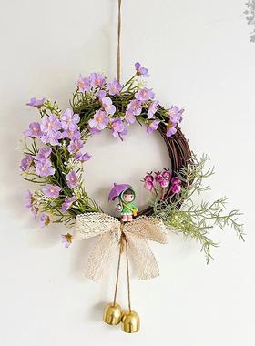 现代简约墙上挂件门口布置幼儿园客厅卧室墙面装饰创意家居花环