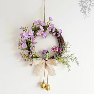 现代简约墙上挂件门口布置幼儿园客厅卧室墙面装饰创意家居花环