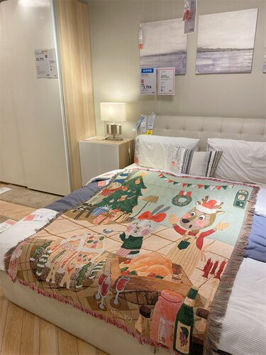 小红书INS风多功能沙发巾毯子