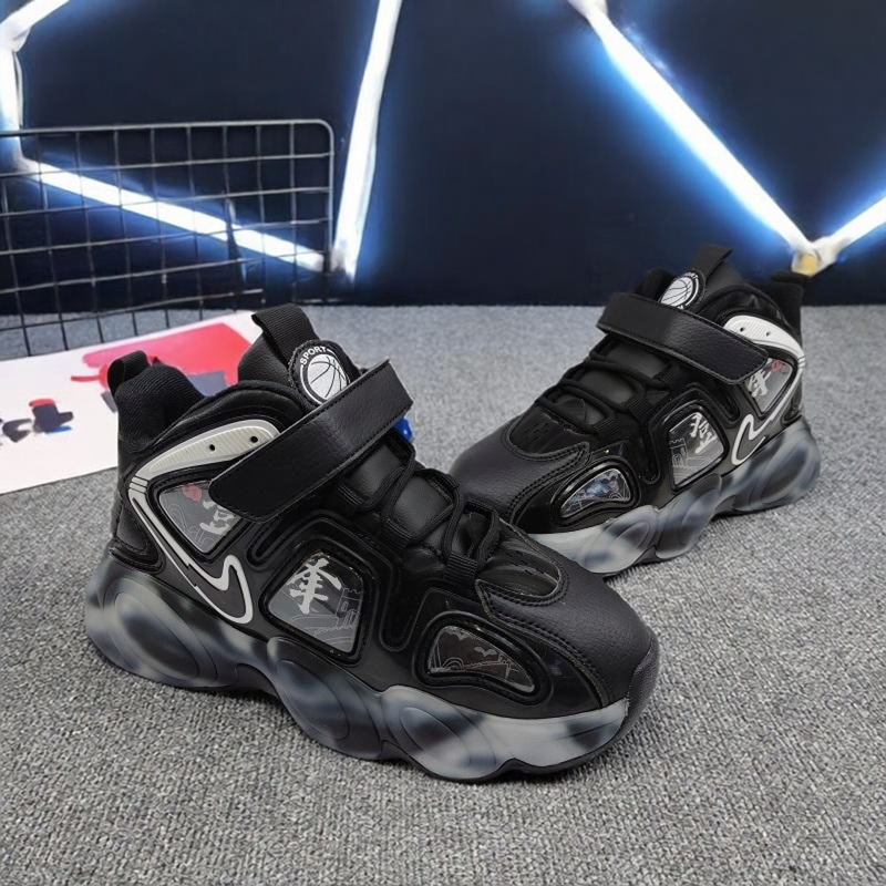 防滑大童运动鞋帮登保暖篮球鞋