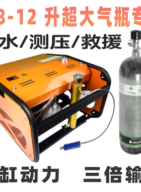 双缸高压打气泵40mpa 高压打气机 30mpa户外潜水呼吸泵4500ps