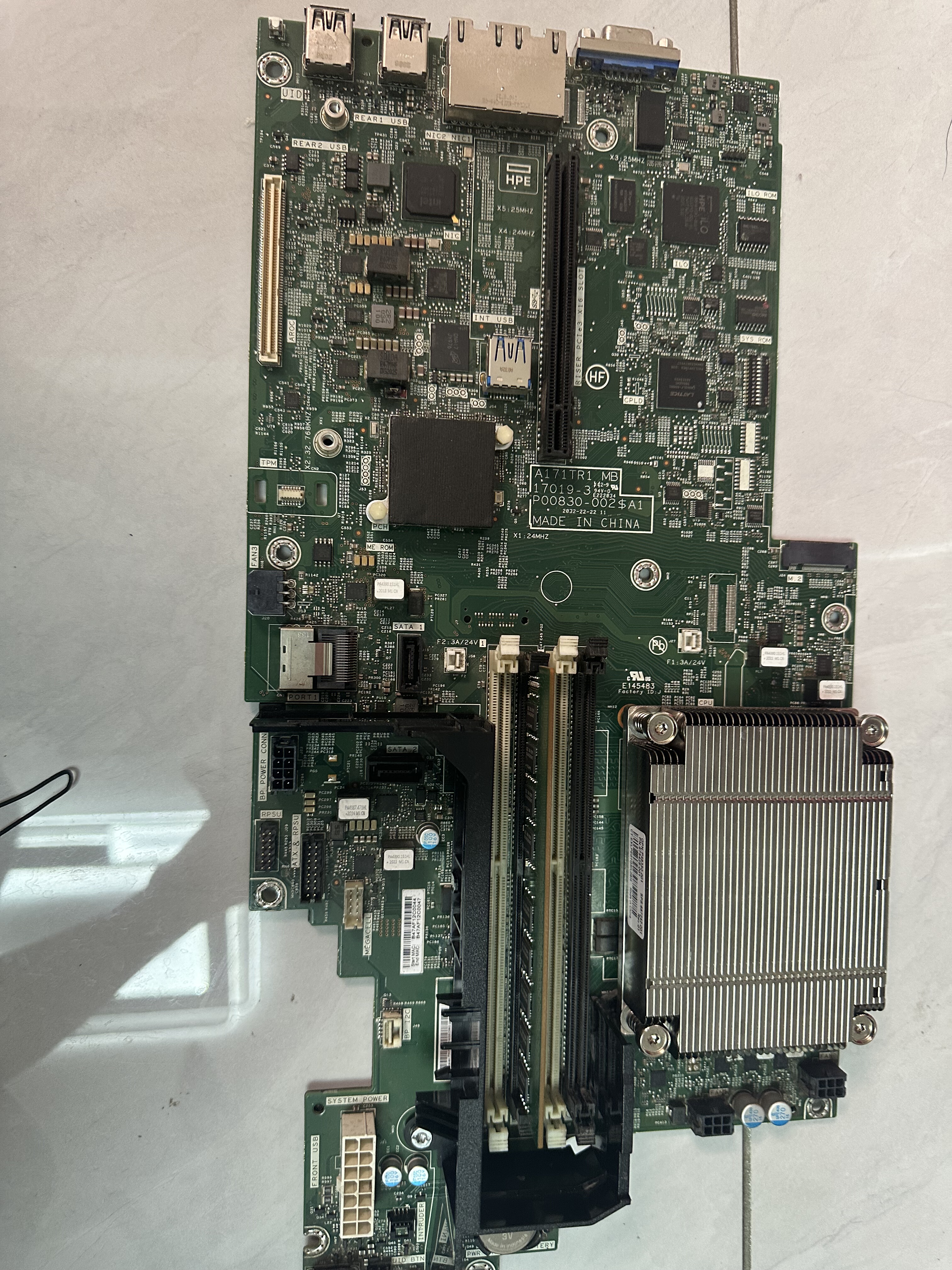 HPE DL20 G10 Gen10 P19256-001 P07884-001 P00829-002拆机主板