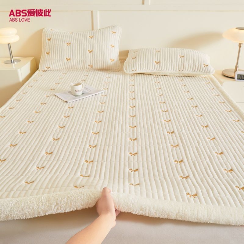 ABS宝宝绒床垫软垫家用褥子铺底加厚保暖牛奶绒学生宿舍厚床褥子4