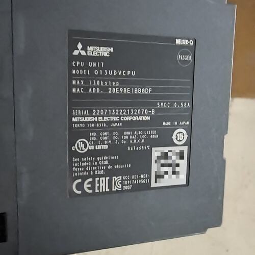 议价PLC CPU模块 Q03UDVCPU Q06UDVCP