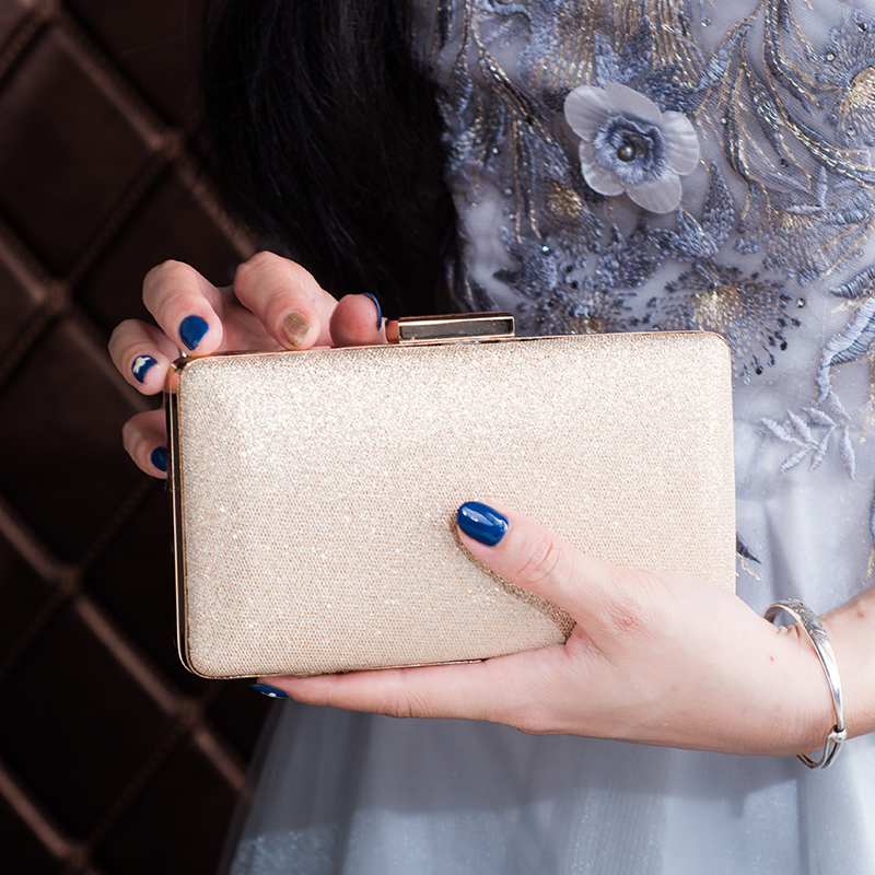 晚宴包女百搭单肩斜跨宴会手包女