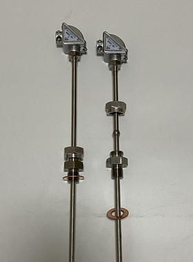 WRCK-281铠装热电偶小接线盒高精度E/K分度号可弯曲双支上海定制