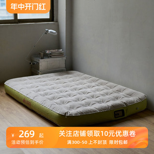 户外露营自动充气床垫打地铺便携加厚单双人气垫防潮垫 日本LOGOS