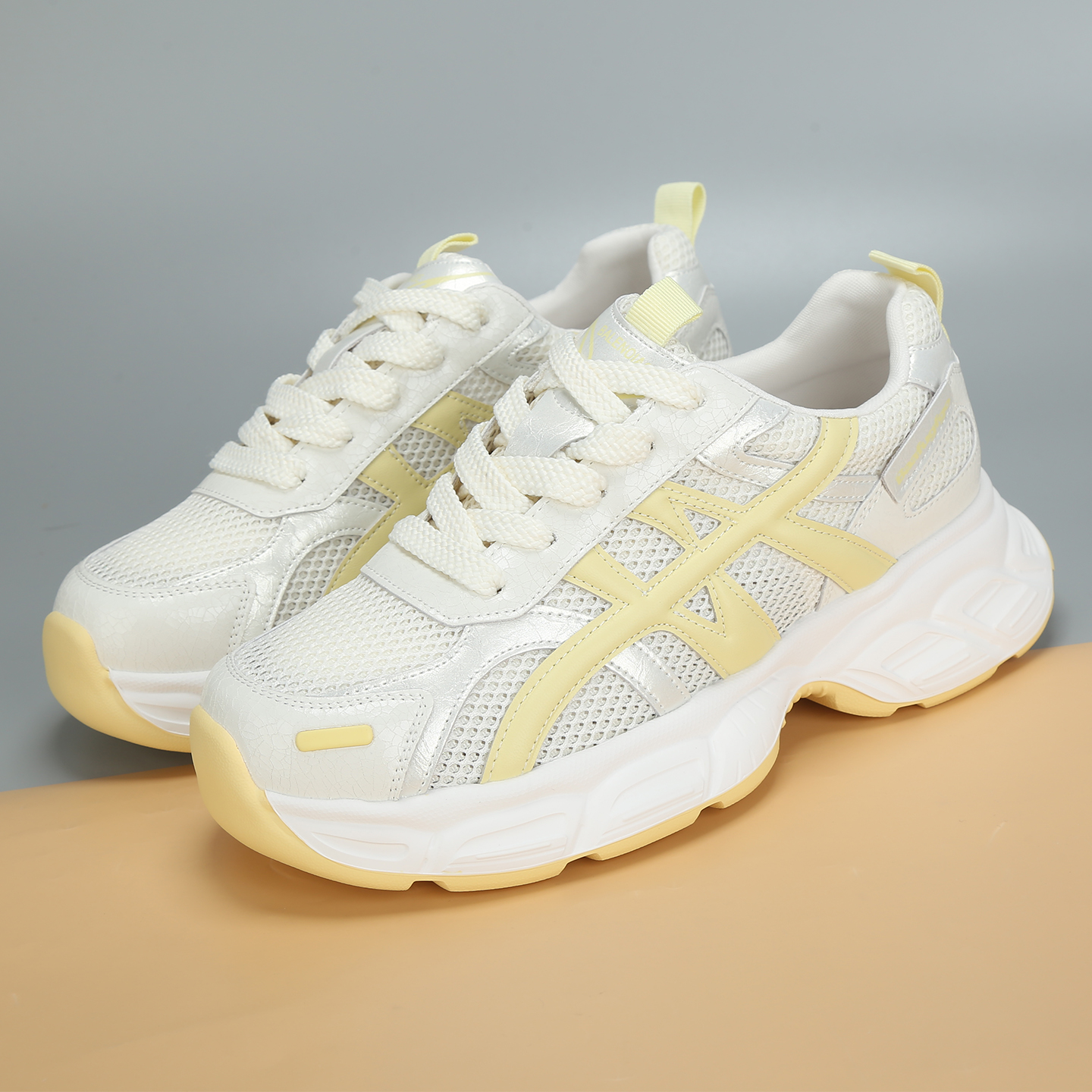 爱足雅大码女鞋胖脚宽肥舒适网鞋