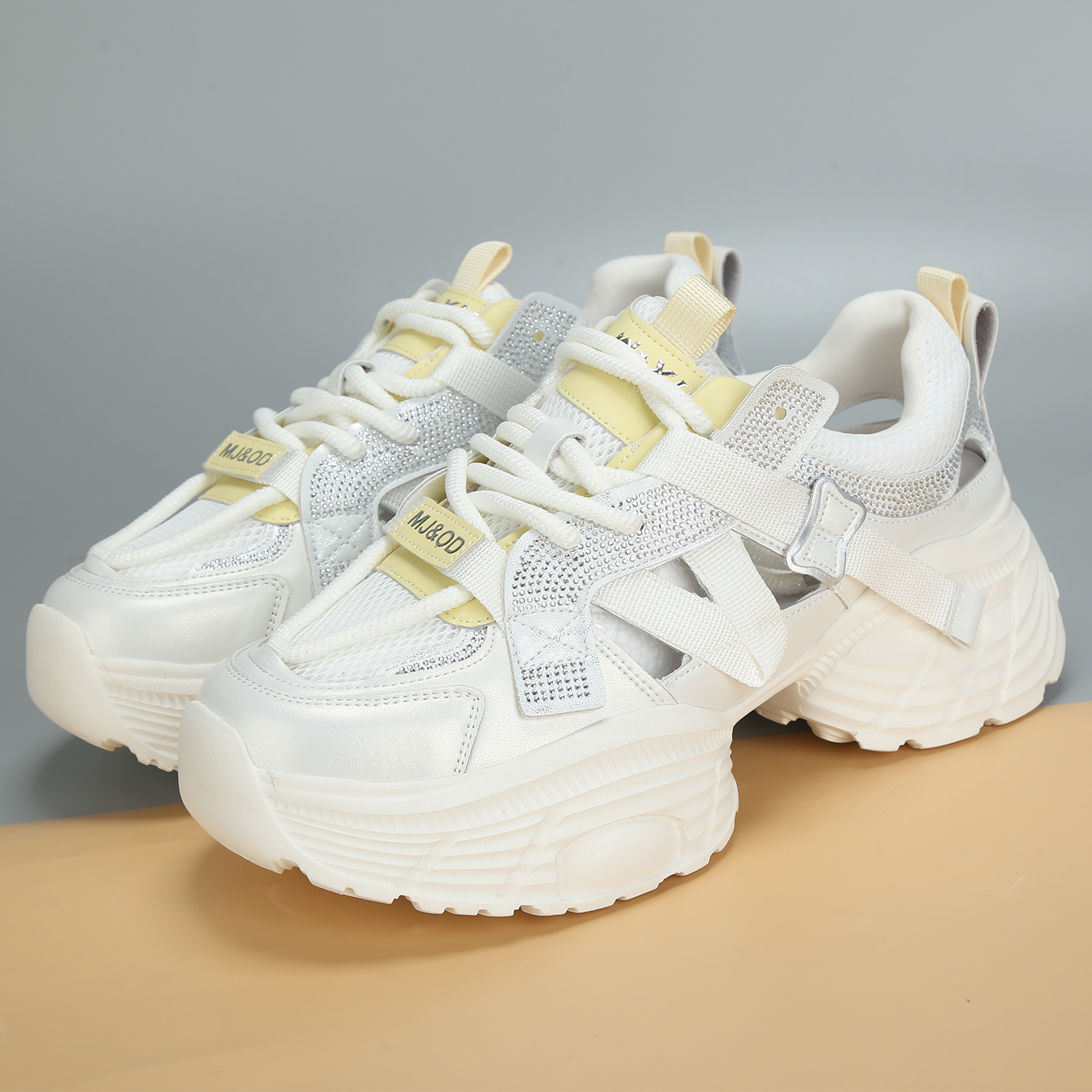 爱足雅大码女鞋时尚舒适透气网鞋