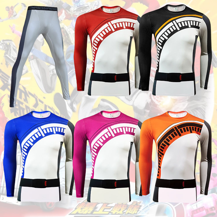 长袖T恤爆上战队奔奔者透气速干