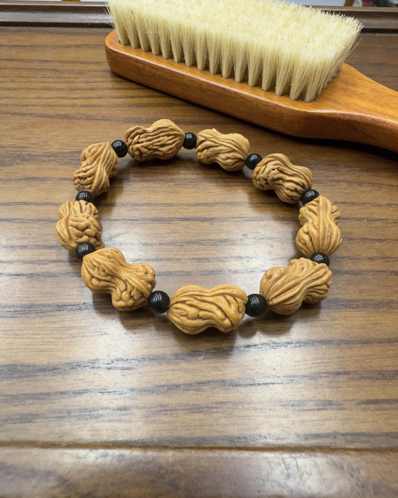 天然异形龙纹桃核花生文玩桃胡新中式男女款花生桃核佛珠手串饰品