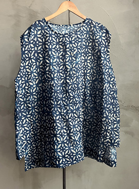 沉香布衣草堂2025马甲短背心苎麻自制套头两侧开剪微透C25u04055