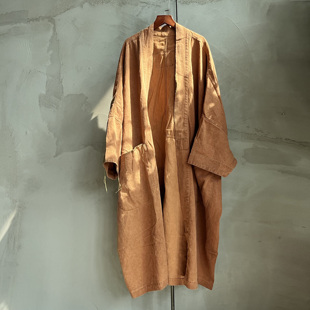 沉香布衣草堂衣牧了然宽松休闲长衣开衫斑驳感店庆价格 无折a