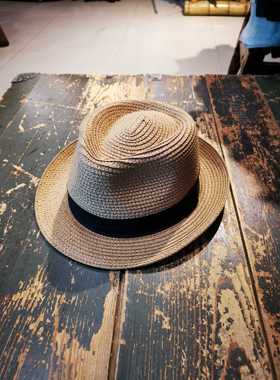 沉香布衣草堂 原创防晒简约百搭小草帽 无吊牌S20u07019