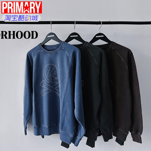 NEIGHBORHOOD FW25 纯色长袖卫衣 男女同款 252FPNH-CSM04