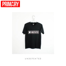 UNDFTD 休闲潮流时尚 短袖 T恤 黑色白字母LOGO UNDEFEATED