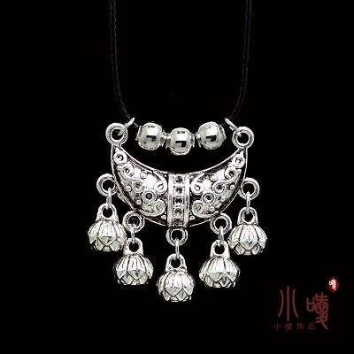 民族风项链饰品原创DIY首饰礼物特价拉绳莲花项链女短款锁骨配饰|msdalam kategori Aksesori/Barang Kemas Fesyen, kalung - dari Buy2taobao.com untuk memberikan perkhidmatan ejen Taobao profesional membeli