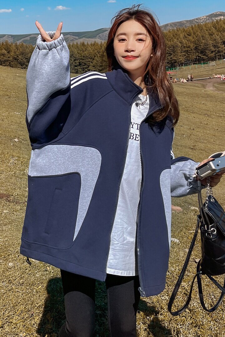 高级感棒球服女春秋2026新款chic慵懒风韩系学生休闲运动卫衣外套,女装短外套,帛香坊
